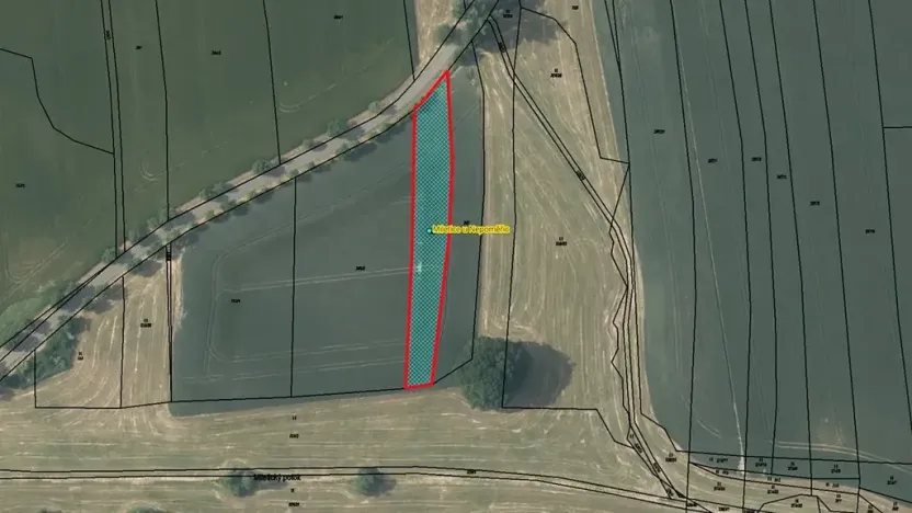 Prodej pole, Nepoměřice, 2674 m2