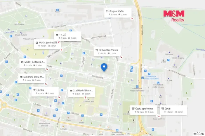 Prodej bytu 3+1, Frýdek-Místek - Frýdek, Novodvorská, 73 m2