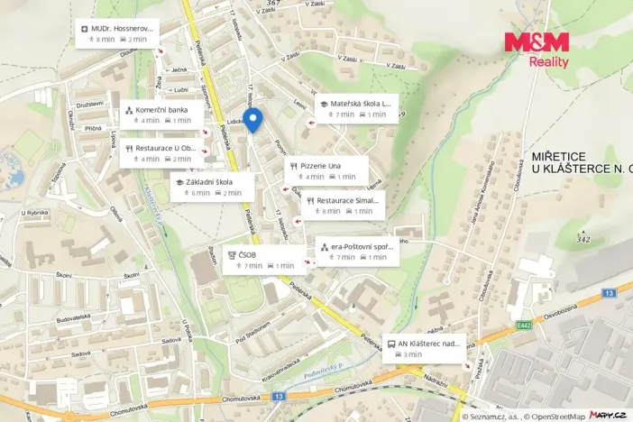Pronájem bytu 2+1, Klášterec nad Ohří - Miřetice u Klášterce nad Ohří, 17. listopadu, 60 m2