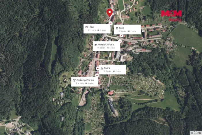 Pronájem rodinného domu, Žacléř, J. A. Komenského, 67 m2