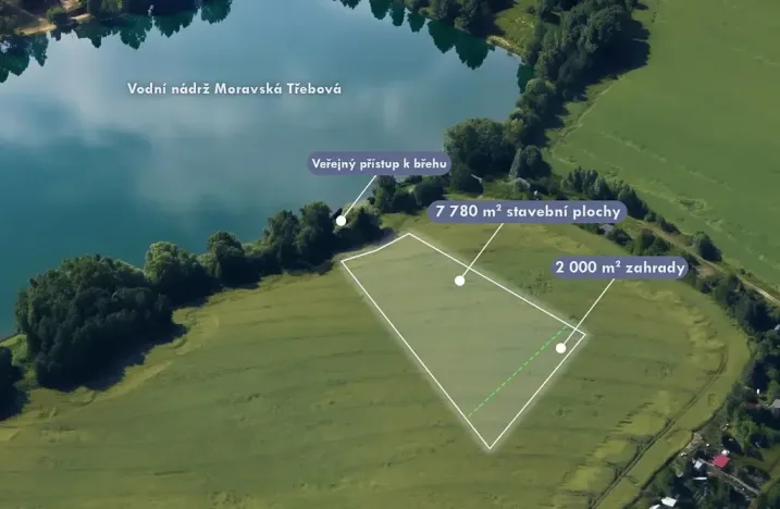 Prodej komerčního pozemku, Moravská Třebová, 9780 m2
