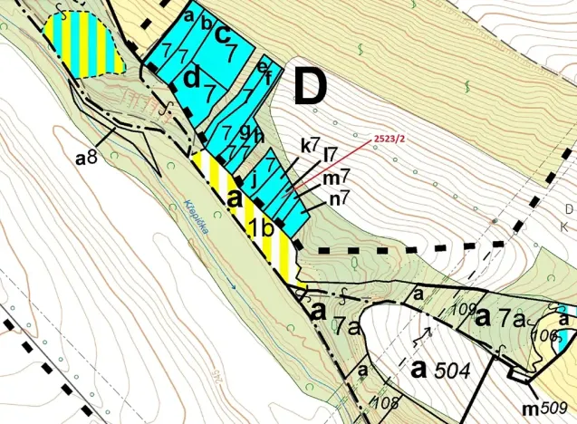 Dražba lesa, Horní Dunajovice, 406 m2