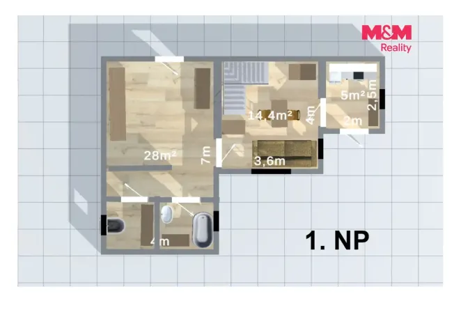 Prodej chaty, Lipoltice - Sovoluská Lhota, 33 m2