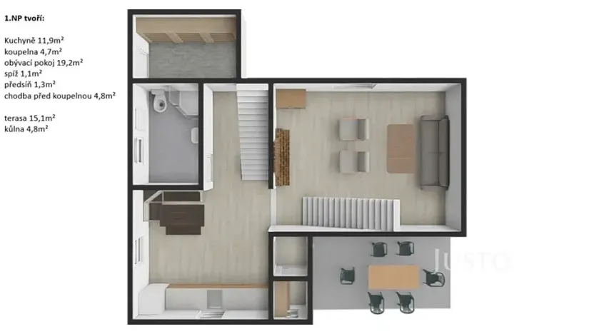 Prodej rodinného domu, Sojovice, 82 m2