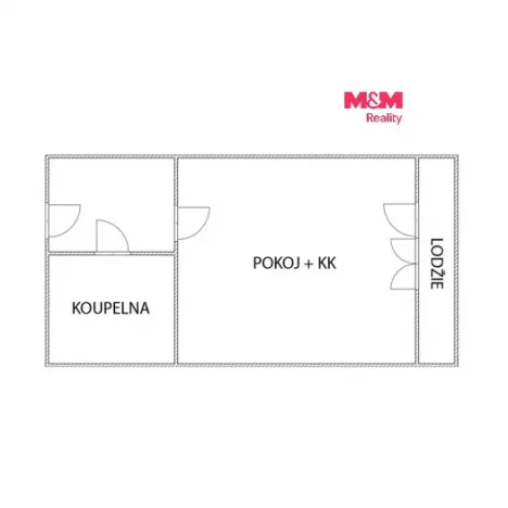 Prodej bytu 1+kk, Litvínov, Mostecká, 21 m2