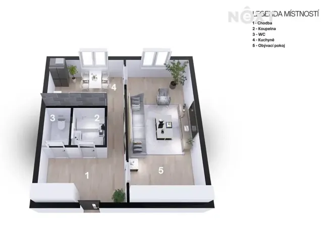 Prodej bytu 1+1, Havířov, Okrajová, 35 m2