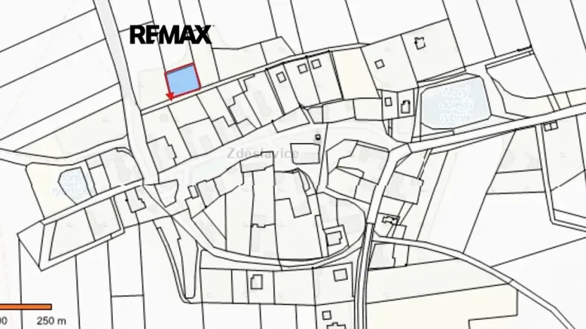 Prodej pozemku pro bydlení, Chlístovice, 666 m2