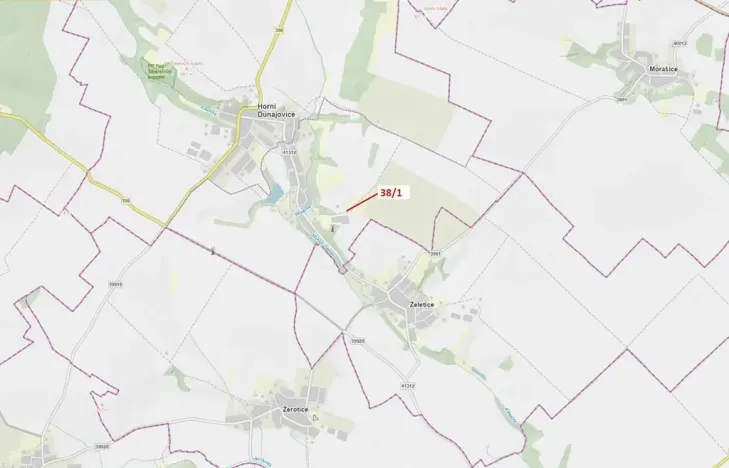 Dražba lesa, Horní Dunajovice, 245 m2