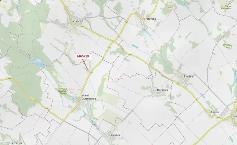 Dražba lesa, Horní Dunajovice, 247 m2