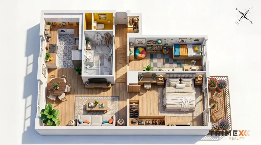 Prodej bytu 3+1, Ostrava - Poruba, Svojsíkova, 61 m2