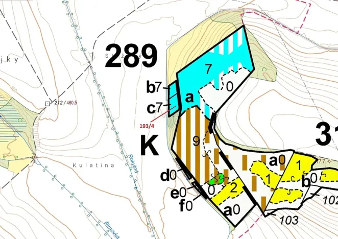 Dražba lesa, Kojetice, 654 m2