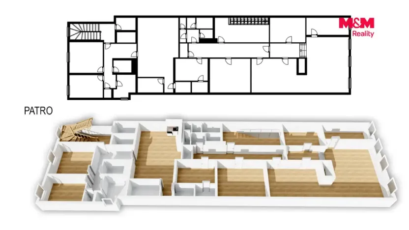 Pronájem kanceláře, Svitavy - Město, náměstí Míru, 206 m2