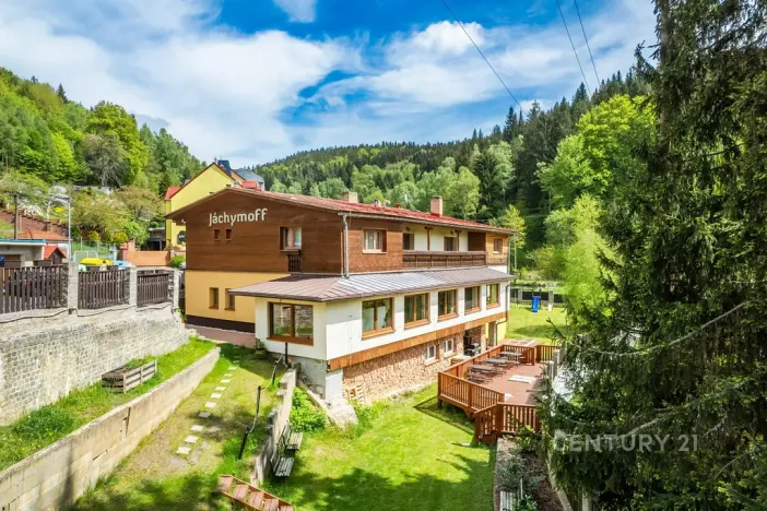 Prodej ubytování, Jáchymov, Fibichova, 578 m2