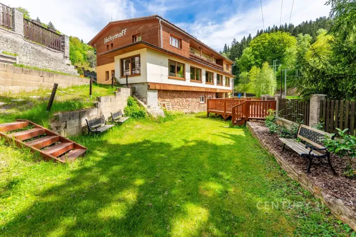 Prodej ubytování, Jáchymov, Fibichova, 578 m2