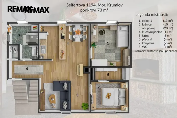 Prodej rodinného domu, Moravský Krumlov, Seifertova, 200 m2