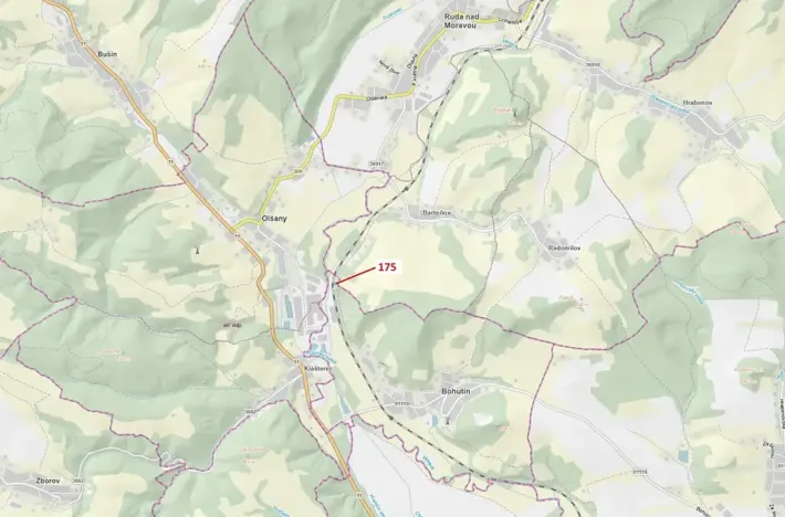 Dražba lesa, Bohutín, 827 m2