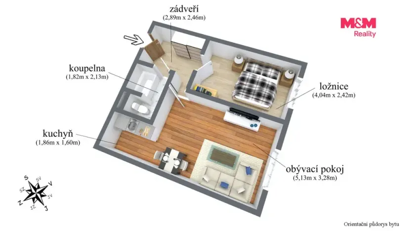 Prodej bytu 2+kk, Lom - Loučná, Libkovická, 42 m2