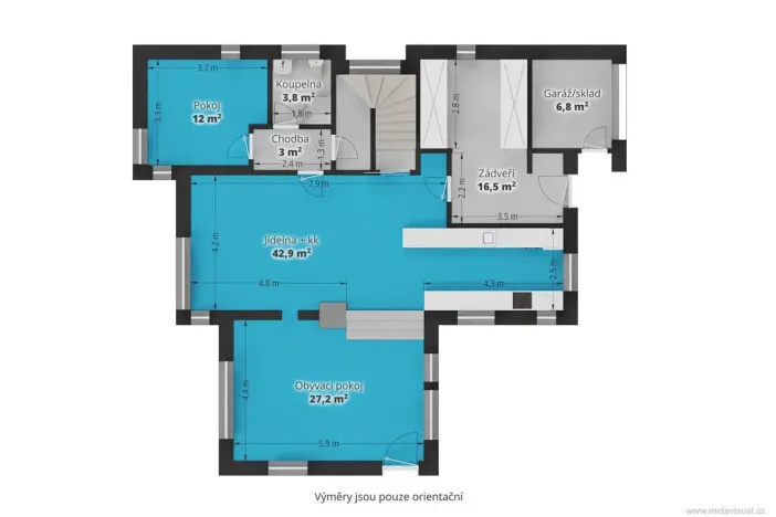 Prodej rodinného domu, Praha - Lipence, Pod Lečí, 258 m2