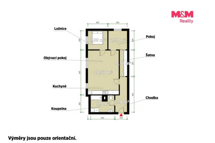 Pronájem bytu 3+kk, Plzeň - Jižní Předměstí, Na Jíkalce, 72 m2