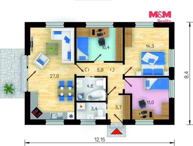 Prodej pozemku pro bydlení, Postoloprty - Skupice, 1005 m2