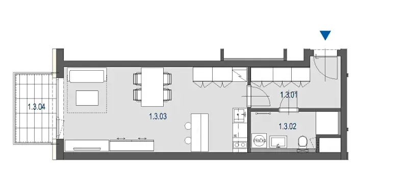 Prodej bytu 1+kk, Brno, Hvězdová, 39 m2