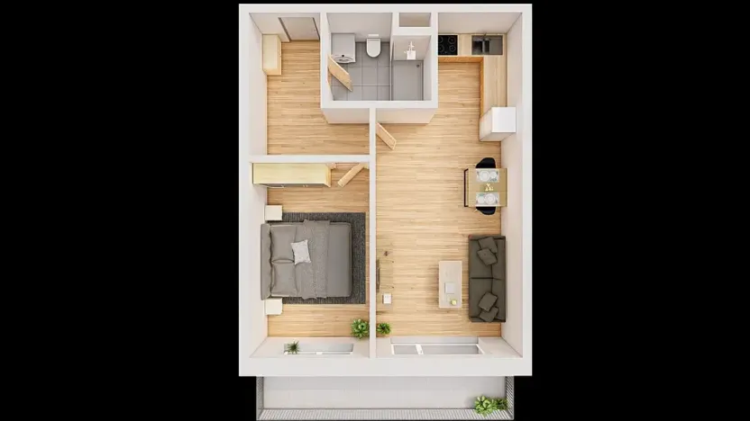 Prodej bytu 2+kk, České Budějovice, Jírovcova, 57 m2