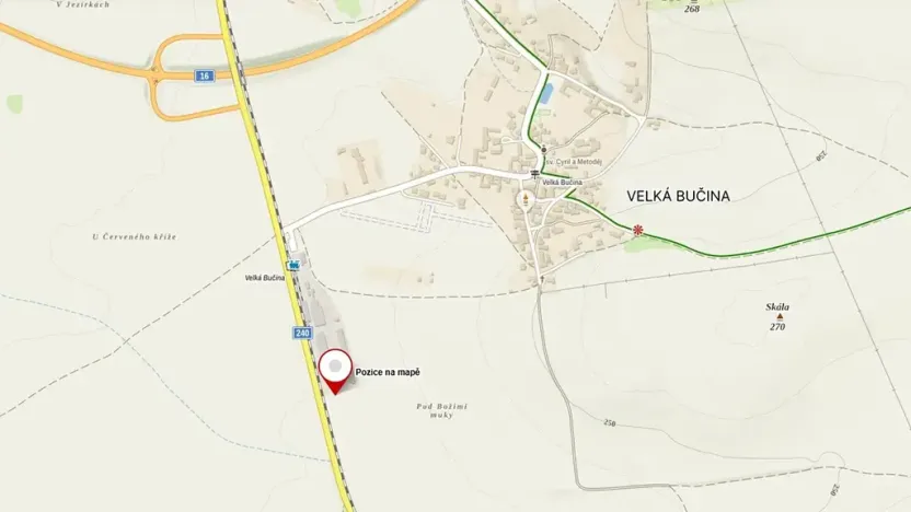 Prodej pole, Velvary, 1156 m2
