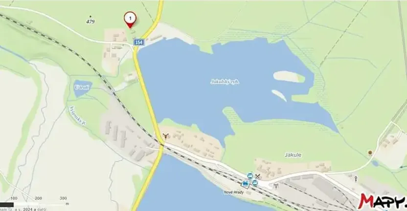 Prodej pozemku, Nové Hrady, 355 m2