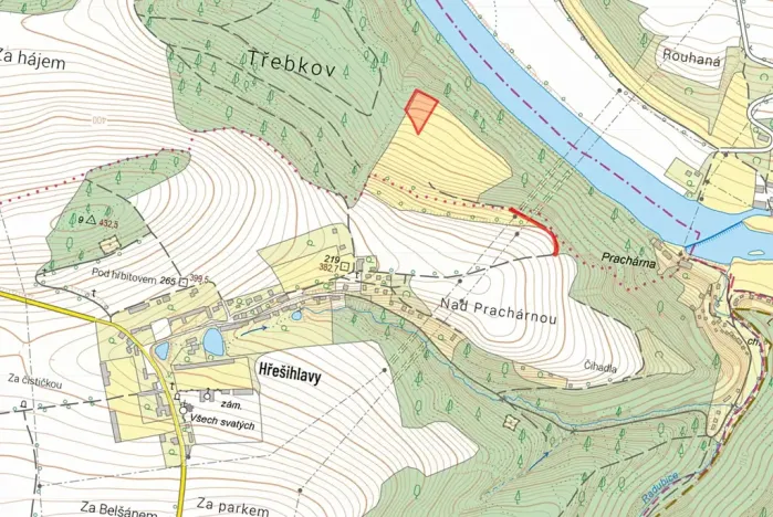 Prodej louky, Kladruby, 3083 m2