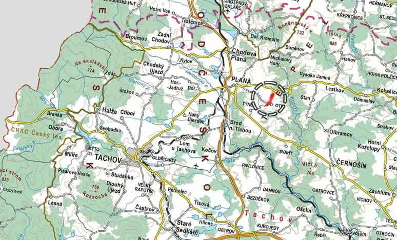 Prodej pole, Planá, 104443 m2