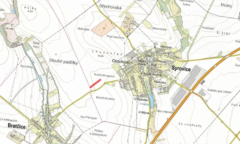 Prodej pole, Syrovice, 3724 m2
