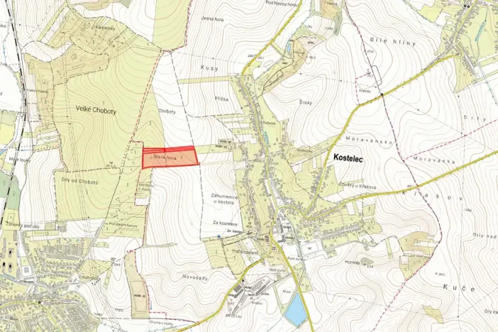Prodej sadu/vinice, Kostelec, 38921 m2