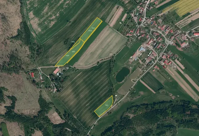 Prodej pole, Milešín, 8481 m2