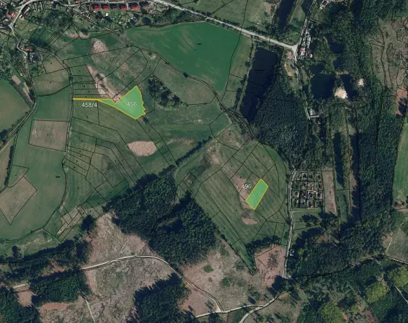Prodej louky, Herálec, 7771 m2