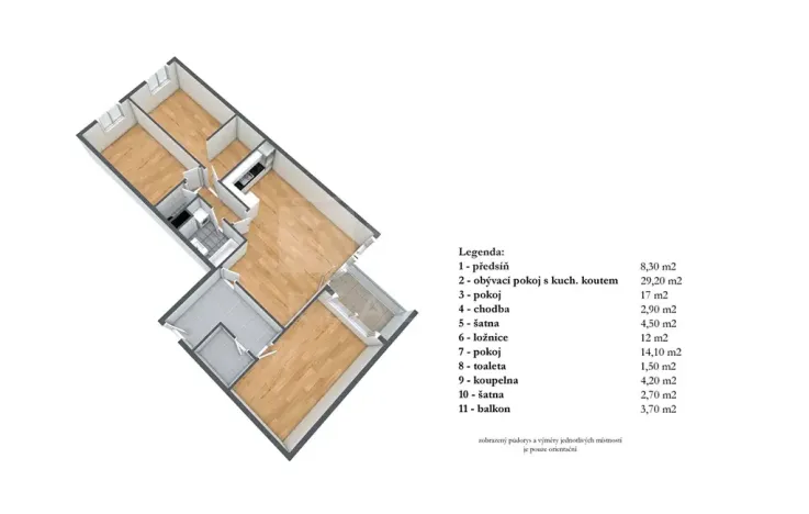 Prodej bytu 4+kk, Hradec Králové, Jana Masaryka, 102 m2
