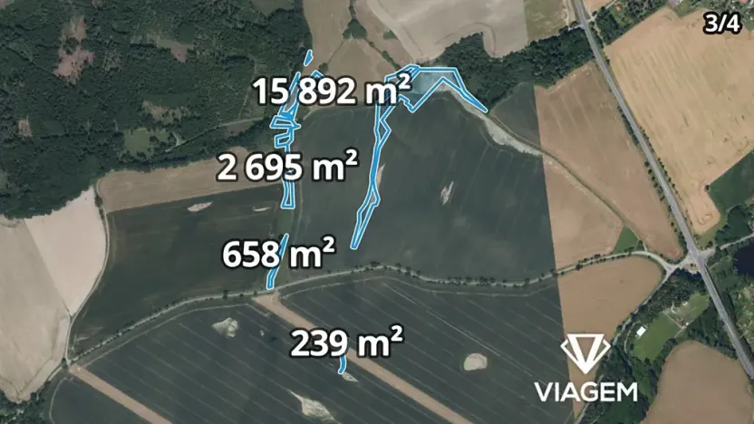 Prodej podílu pole, Golčův Jeníkov, 2951 m2