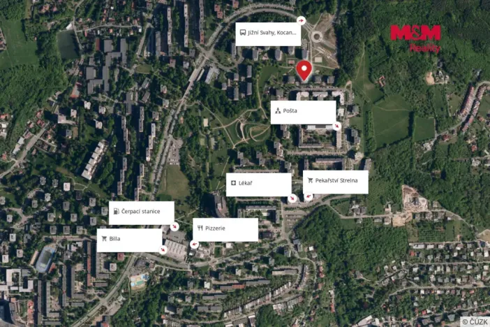 Pronájem bytu 2+kk, Zlín, Podlesí V, 52 m2