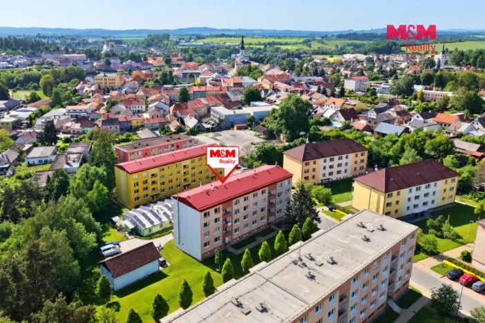 Pronájem bytu 1+1, Polná, Palackého, 34 m2