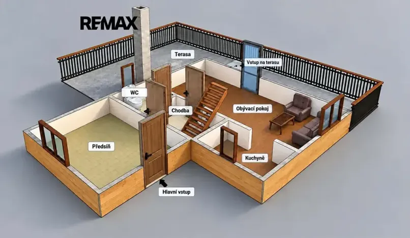 Prodej chaty, Doubravník, 76 m2