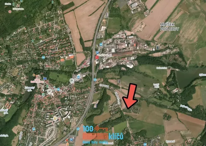Prodej pozemku pro bydlení, Mníšek pod Brdy, 679 m2