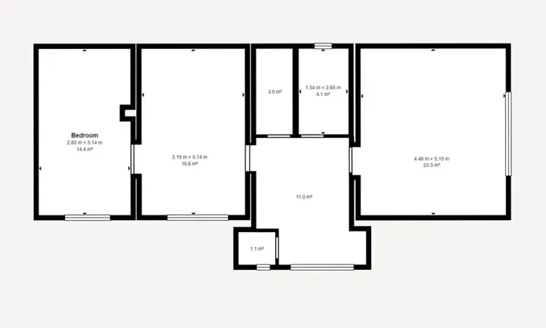 Prodej rodinného domu, Kouty, 74 m2