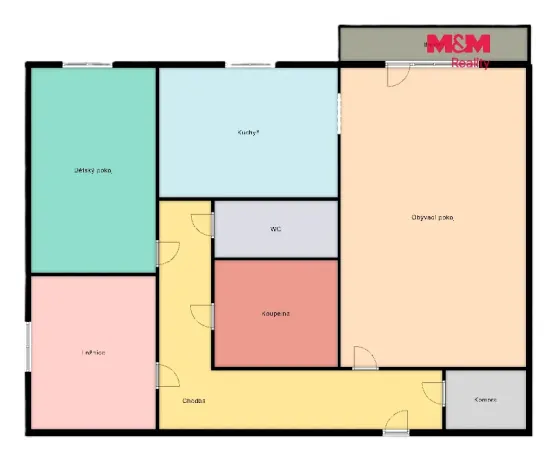 Prodej bytu 3+1, Český Těšín, Polní, 63 m2