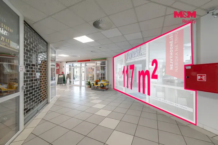Pronájem obchodního prostoru, Tachov, Zámecká, 117 m2