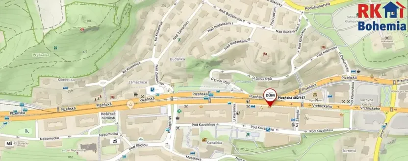 Prodej bytu 1+1, Praha - Košíře, Plzeňská, 55 m2