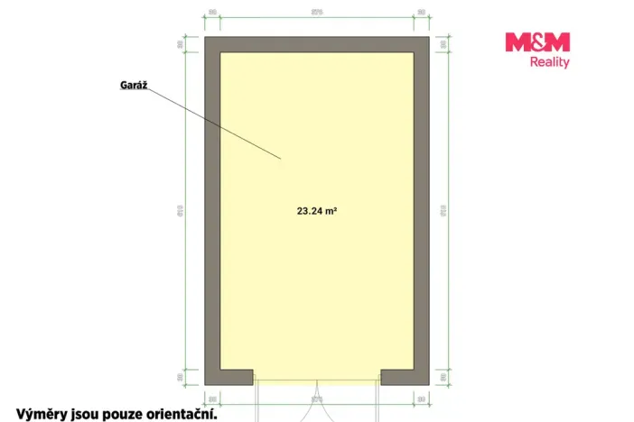 Prodej garáže, Lázně Kynžvart, Vrchlického, 25 m2