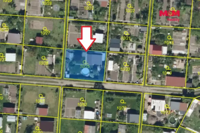 Prodej zahrady, Pardubice - Nové Jesenčany, 279 m2