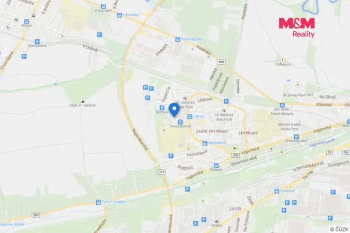 Prodej bytu 2+1, Plzeň - Skvrňany, Terezie Brzkové, 60 m2