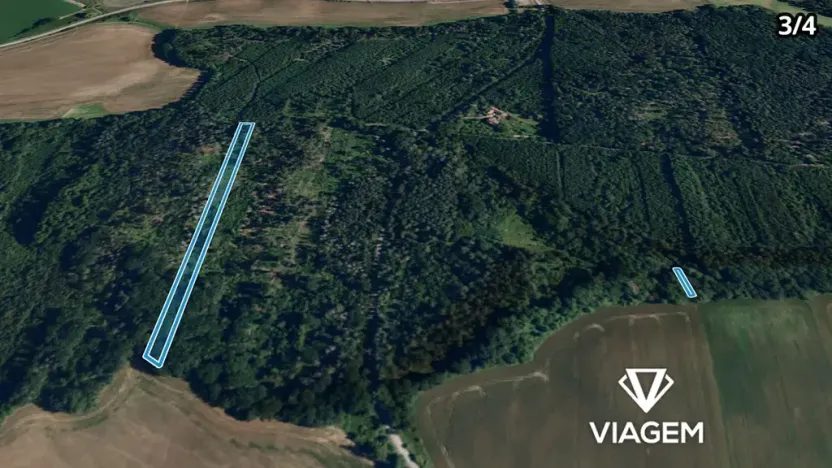 Prodej podílu lesa, Lukovany, 4460 m2