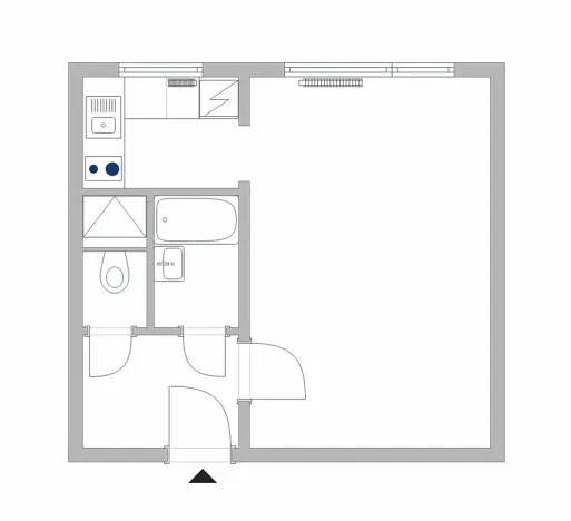 Prodej bytu 1+kk, Praha - Chodov, Valentova, 30 m2