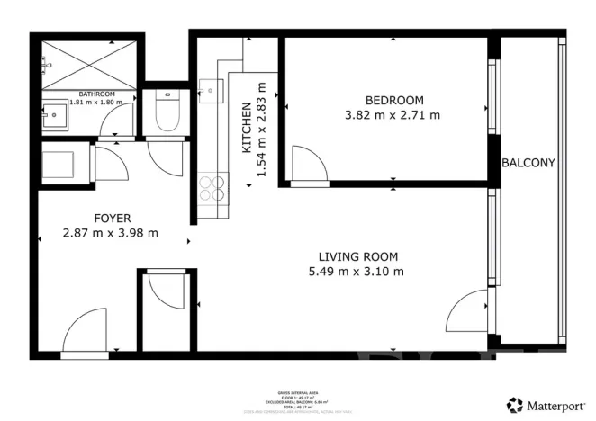 Pronájem bytu 2+kk, Praha - Stodůlky, Bronzová, 46 m2